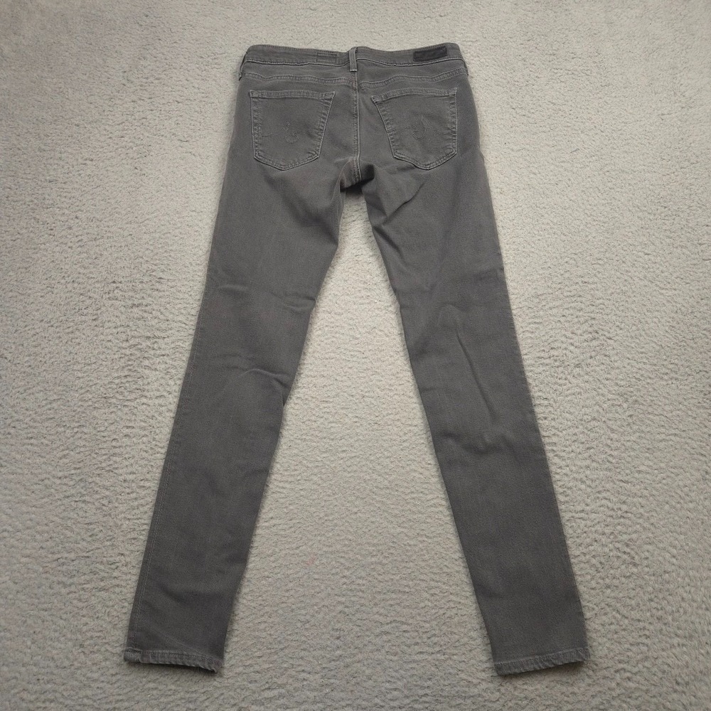 AG The Legging Ankle Womens 26R Gray Super Skinny Stretch Y2K Style Jeans - Picture 12 of 13